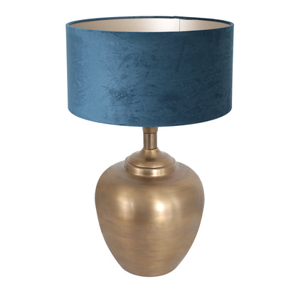 bronzen-schemerlamp-vaas-met-blauwe-kap-steinhauer-brass-main-image