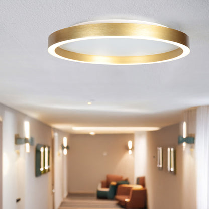 Steinhauer Ringlux arany LED mennyezeti lámpa – hangulatkép