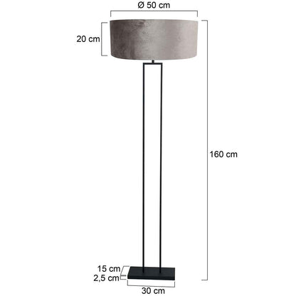 industriele-zwarte-vloerlamp-met-grijze-lampenkap-steinhauer-stang-variant-image7