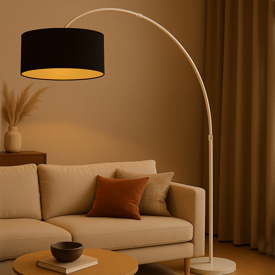 beige-staande-booglamp-met-zwarte-kap-steinhauer-sparkled-light-variant-image2