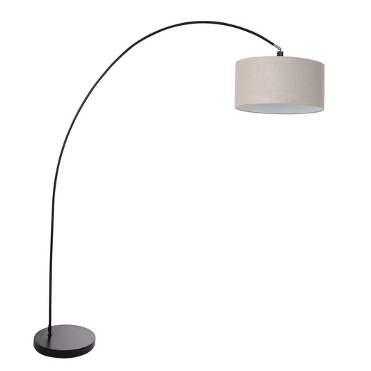 zwarte-booglamp-met-grijze-lampenkap-mexlite-solva-main-image