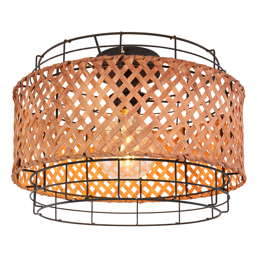 zwarte-ronde-bohemian-plafondlamp-globo-gina-main-image