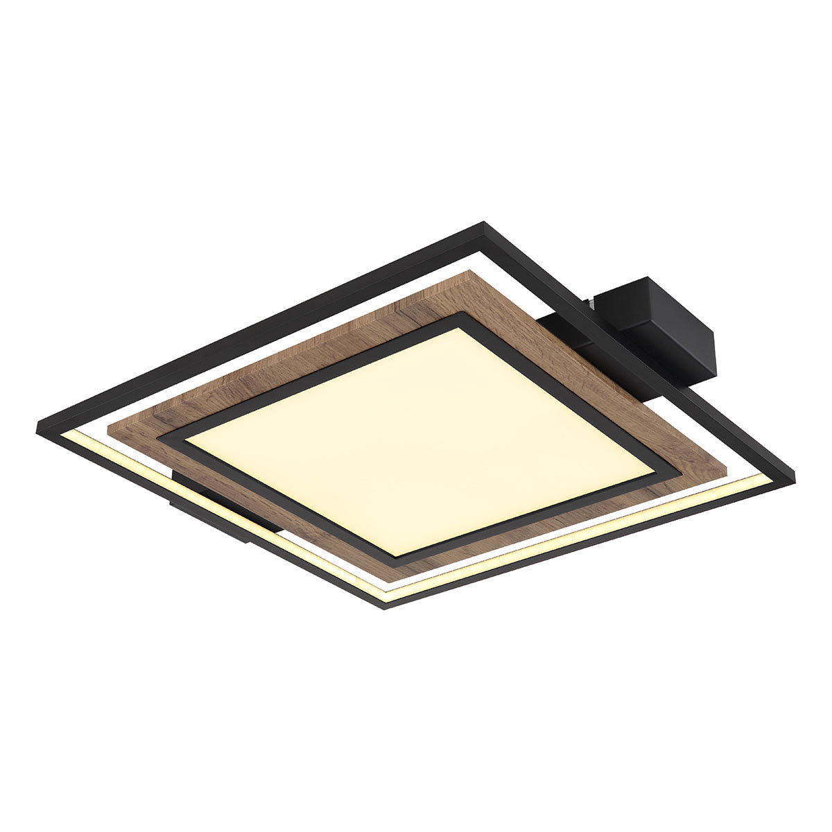 design-plafondlamp-vierkant-zwart-houtlook-globo-gabaldo-main-image