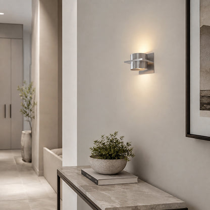 Lampa ścienna Steinhauer Muro G9, stalowa – zdjęcie 2