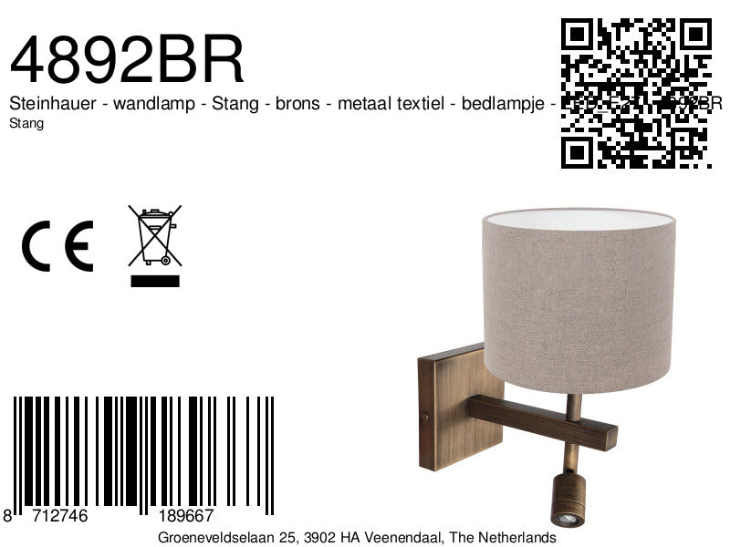 bronzen-wandlamp-met-grijs-linnen-en-apart-leeslampje-steinhauer-stang-variant-image8a