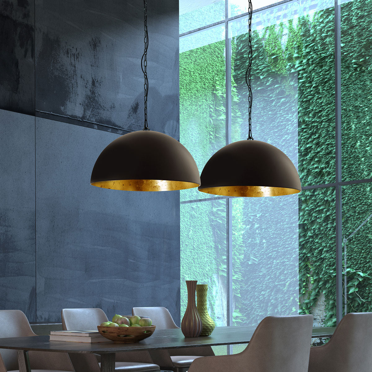 tweelichts-hanglamp-zwart-met-goud-steinhauer-semicirkel-variant-image3