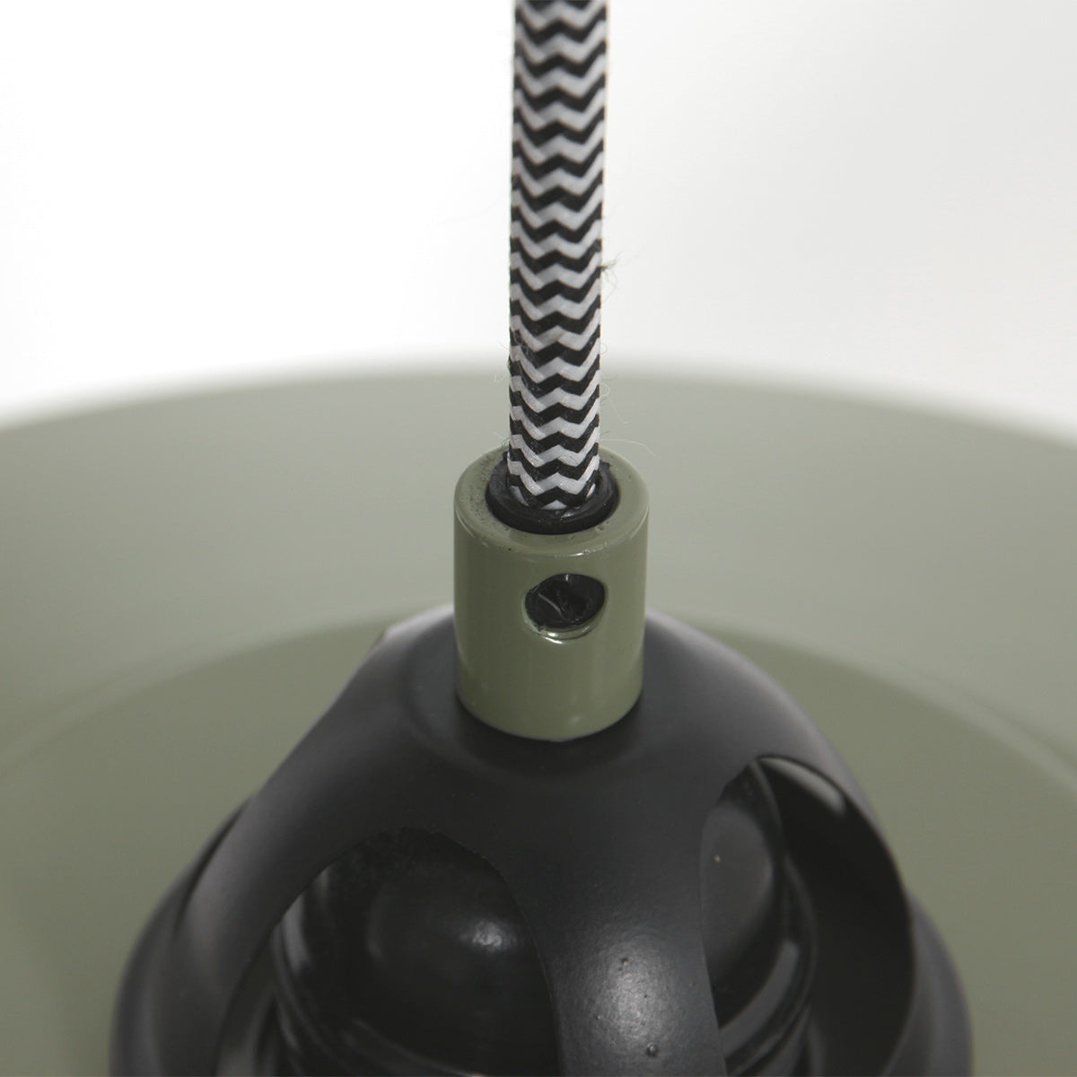 Zielona metalowa lampa wisząca Mexlite Nove – zdjęcie 12