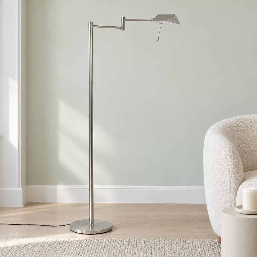 Steinhauer Retina Dimmable LED Floor Lamp – lifestyle image