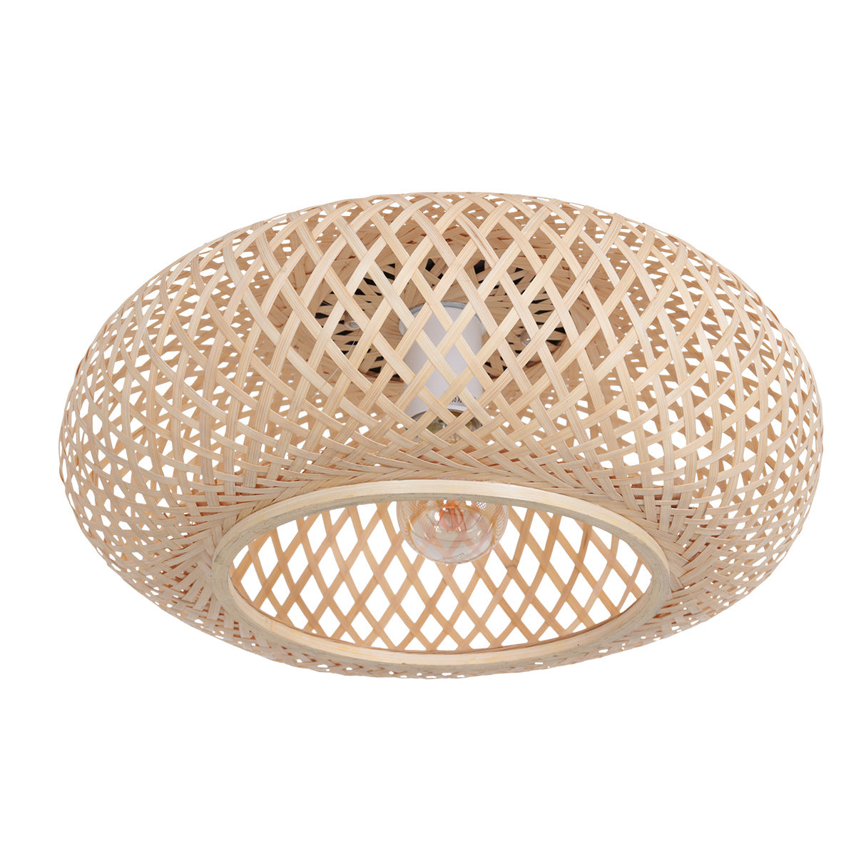 Stropné svietidlo z bambusu Anne Lighting Maze – obrázok 1
