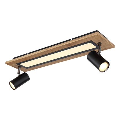 langwerpige-plafondlamp-2-spot-zwart-bruin-globo-ulla-main-image