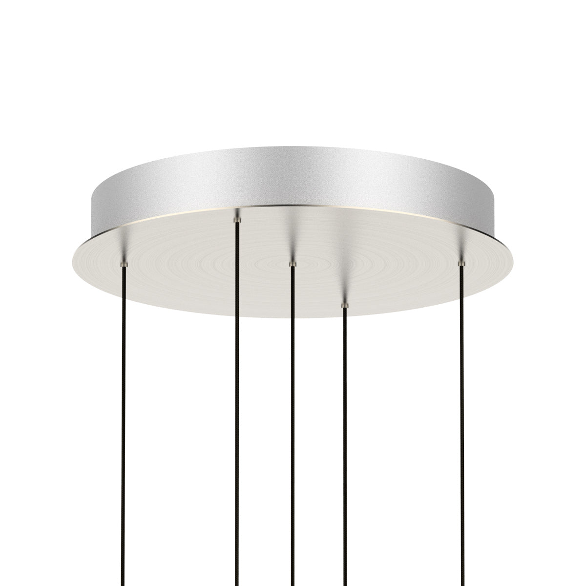 Lustre de 5 luzes em metal com vidro fumê e dim to warm Steinhauer Volari – imagem 6