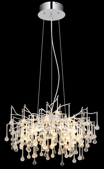 Pequena candelabro de metal cromado – imagem 3
