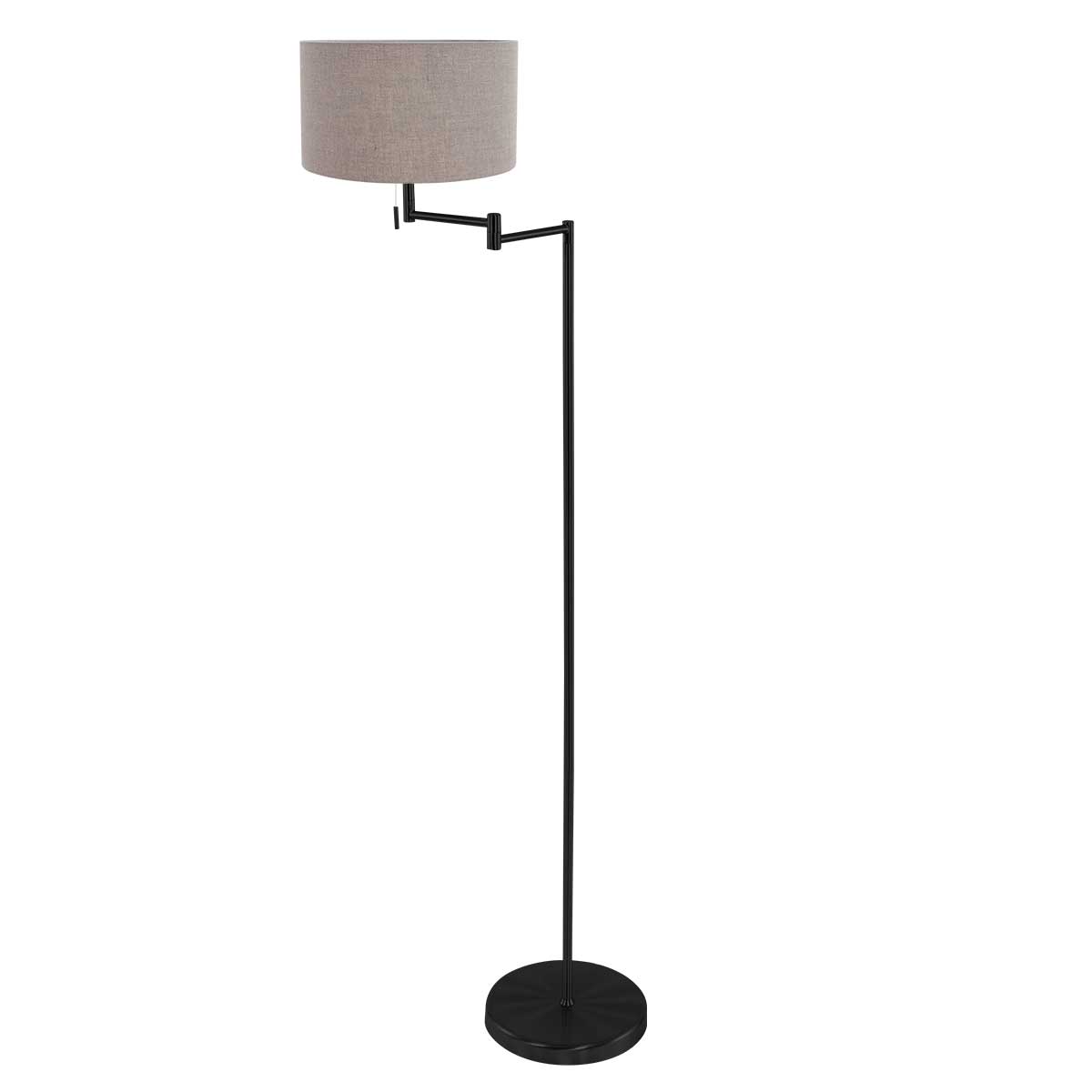 vloerlamp-zwart-en-modern-met-grijze-lampenkap-mexlite-bella-variant-image1
