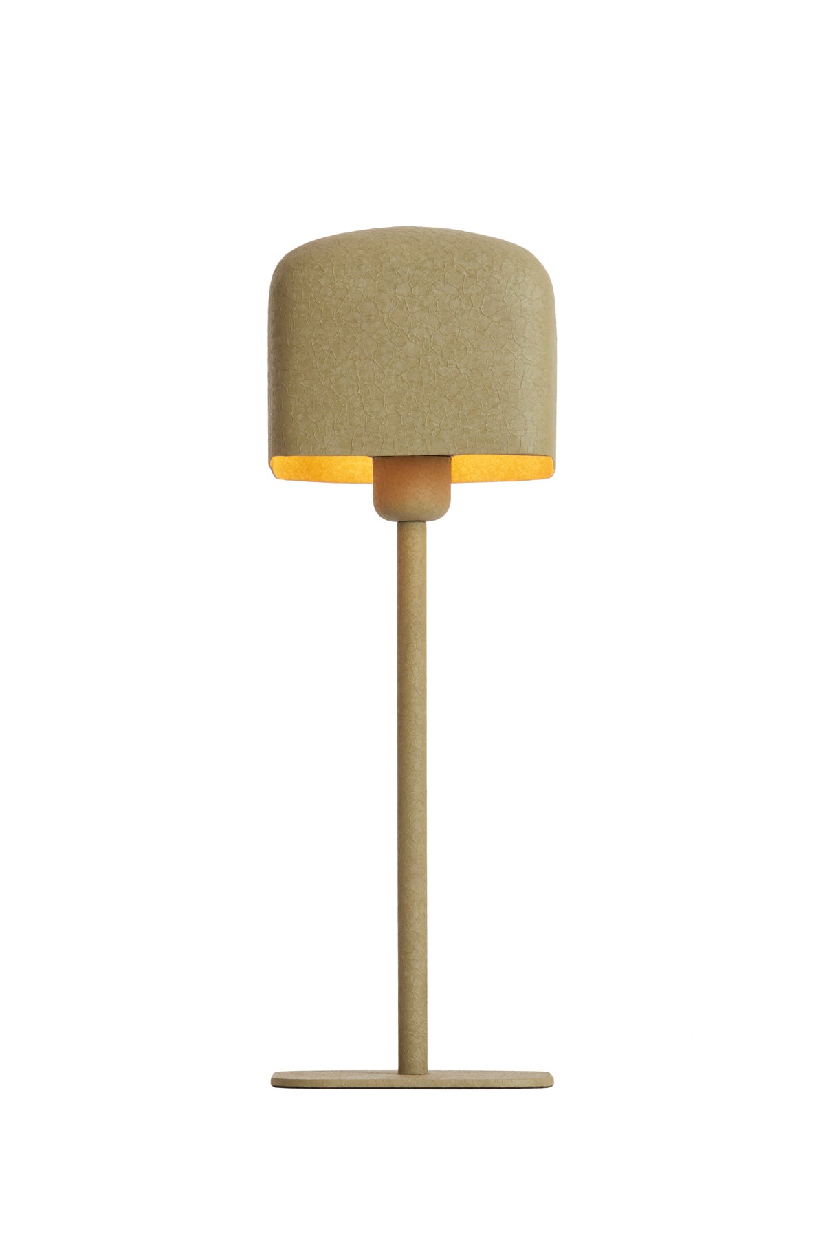 Grande lampada da tavolo in metallo verde oliva Light & Living Elenie – immagine 3