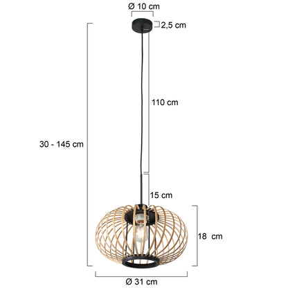 zwarte-pendel-met-bamboekap-steinhauer-sparkled-light-variant-image7