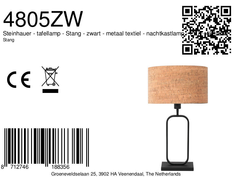 zwarte-tafellamp-met-beige-kurklook-kap-steinhauer-stang-variant-image8a