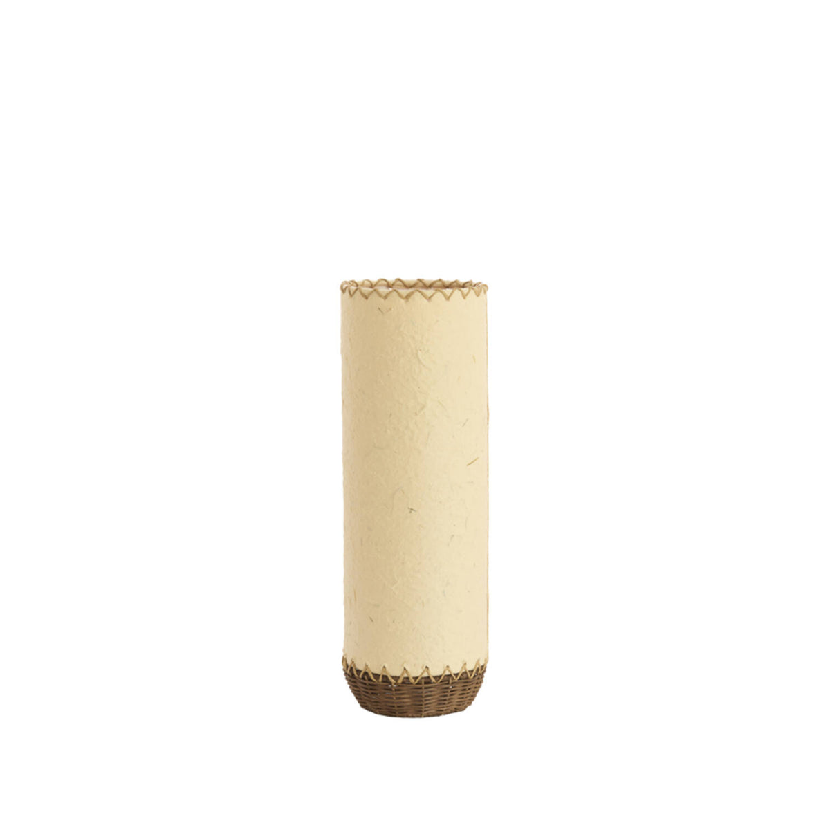 Lille beige papir bordlampe Light & Living Tio