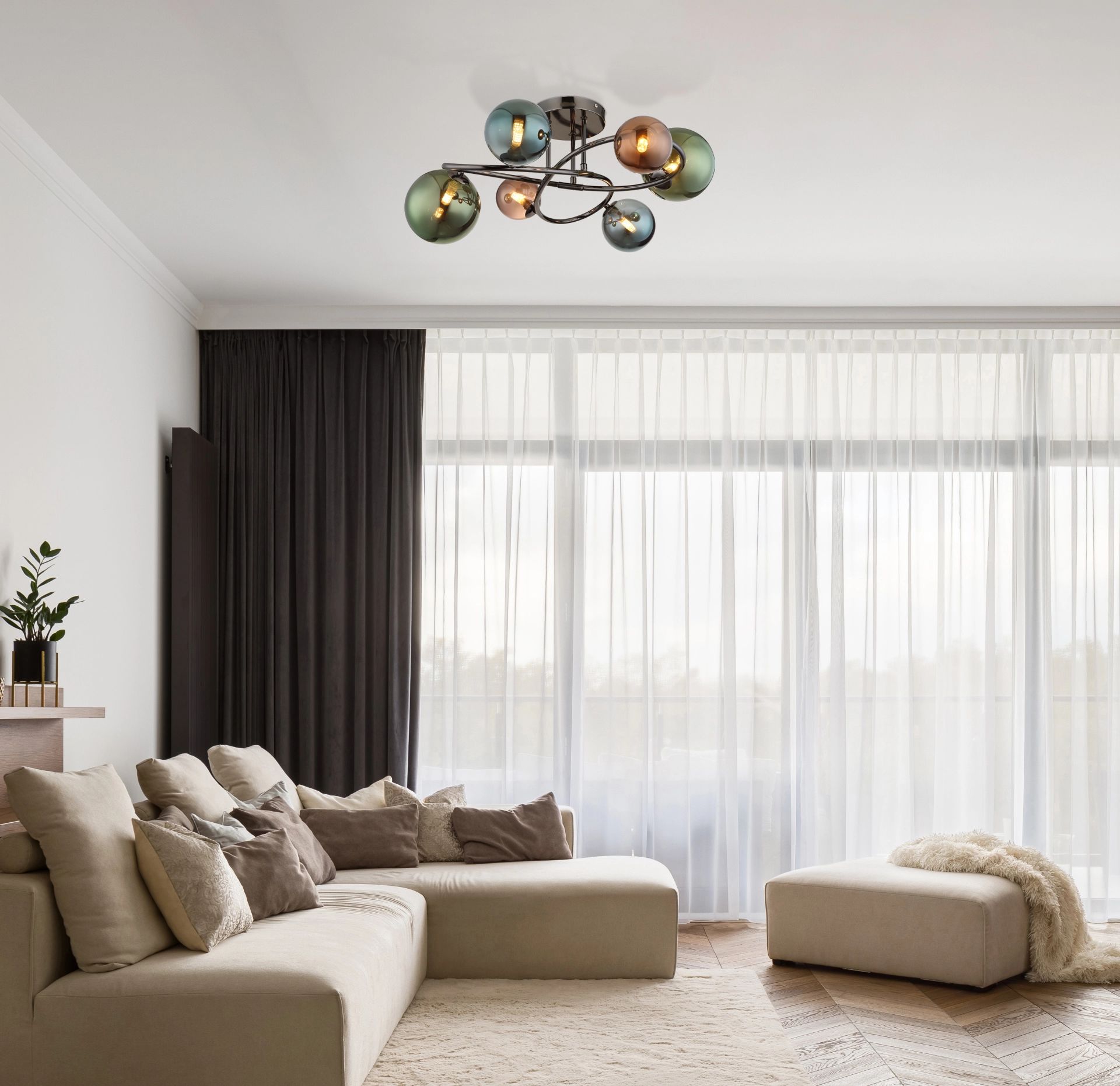 elegante-grijze-plafondlamp-met-sfeervolle-lenzen-riha-variant-image2