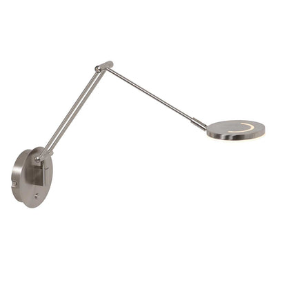 verstelbare-ronde-staalkleurige-wandlamp-steinhauer-soleil-main-image
