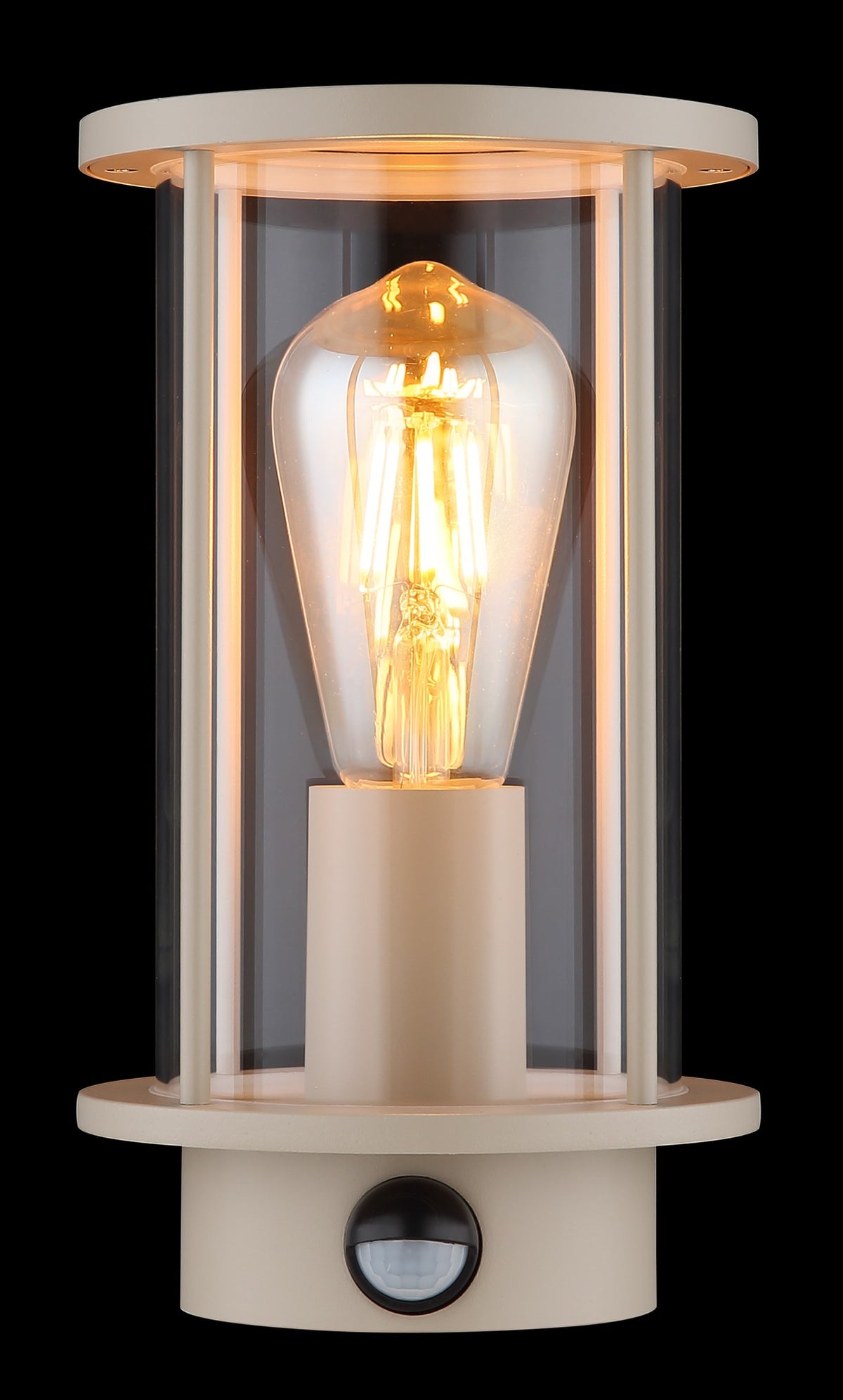 Lampada da esterno in vetro color sabbia senza tempo – immagine 4
