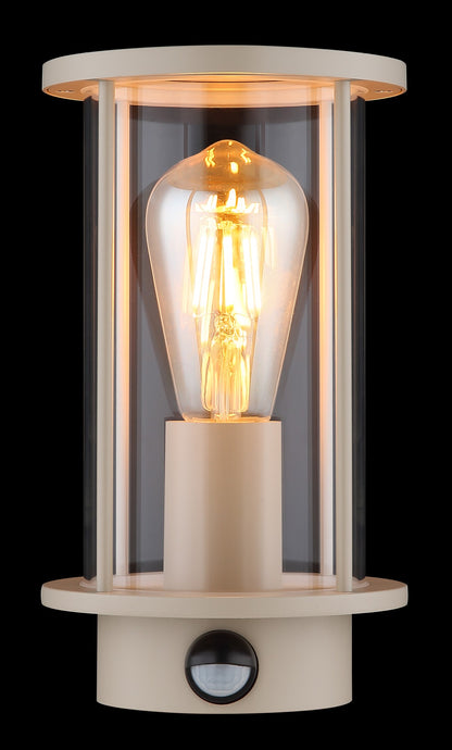 Lampada da esterno in vetro color sabbia senza tempo – immagine 4