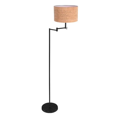 zwarte-vloerlamp-met-kurken-kap-en-zwenkarm-mexlite-bella-main-image