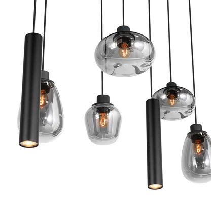 zwarte-9-lichts-hanglamp-kokers-glasvormen-steinhauer-reflexion-variant-image6
