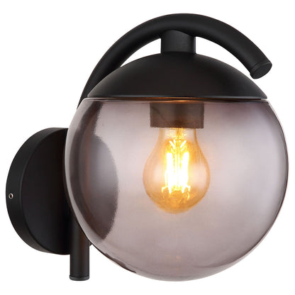 moderne-zwart-metaal-glazen-buitenlamp-globo-michael-main-image