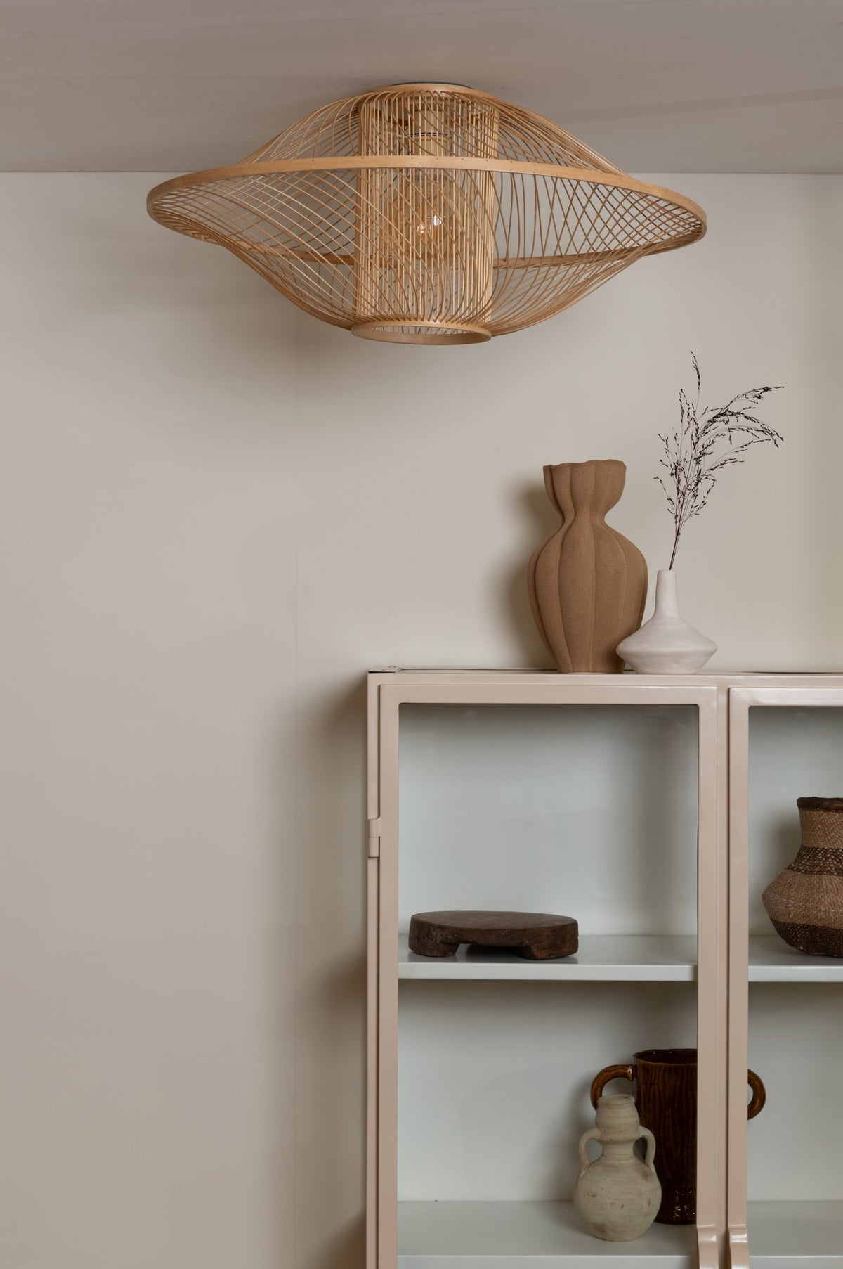 Lampada da soffitto in bambù naturale grande GOOD&MOJO Maui – immagine 2