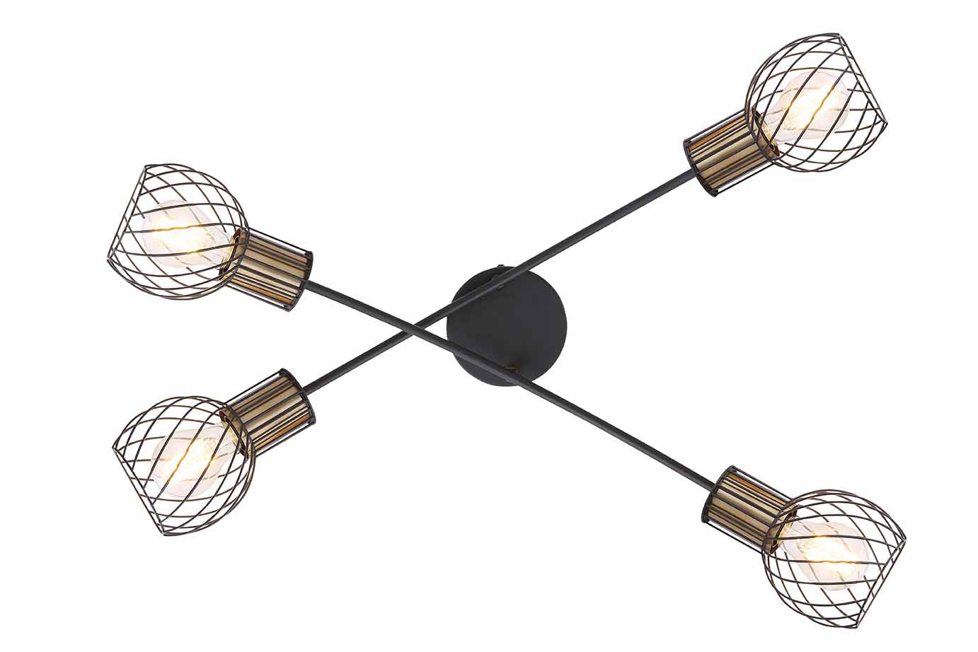 4-lichts-rasterkap-plafondlamp-zwart-goud-globo-argusto-variant-image2