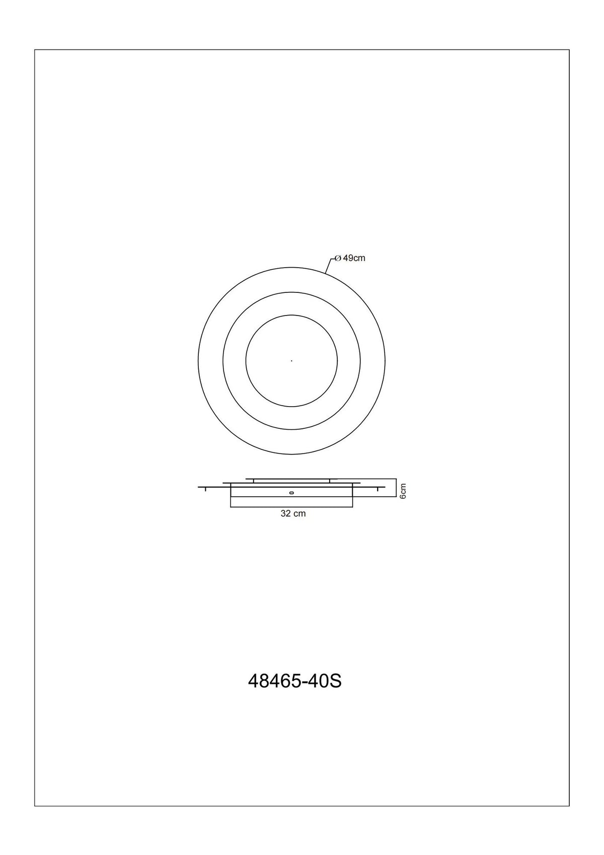 Lampada da soffitto LED metallica color argento grande – immagine 4