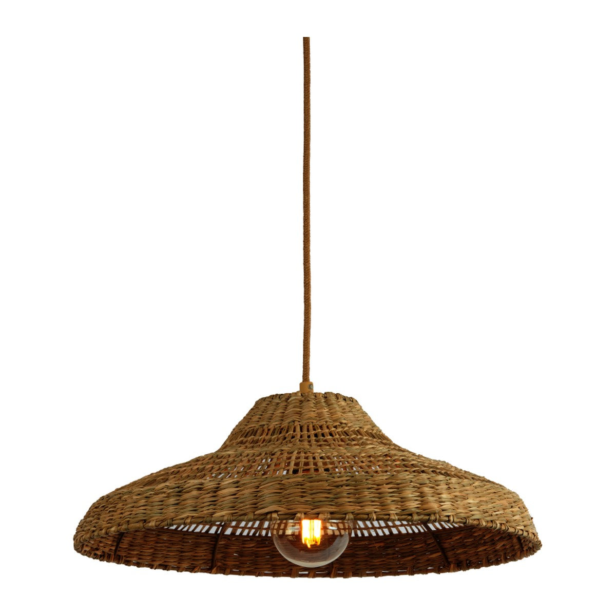 Luminária suspensa de algas marinhas em cor natural quente GOOD&MOJO Santorini
