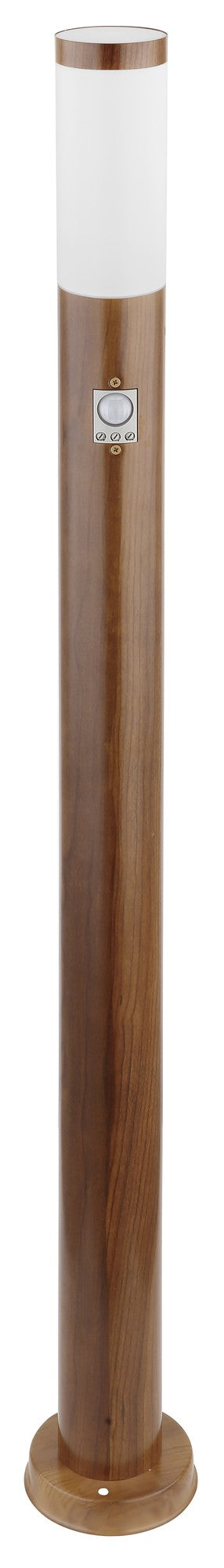 Lampada da esterno in acciaio inossidabile color legno elegante – immagine 1
