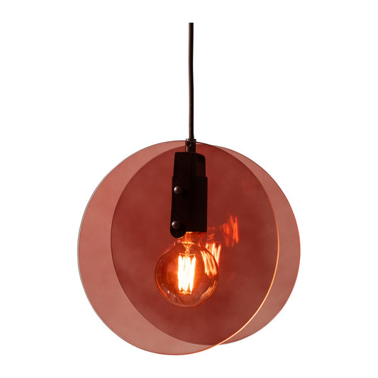 Lampa suspendată din sticlă maro cu caracter It's About RoMi Toledo