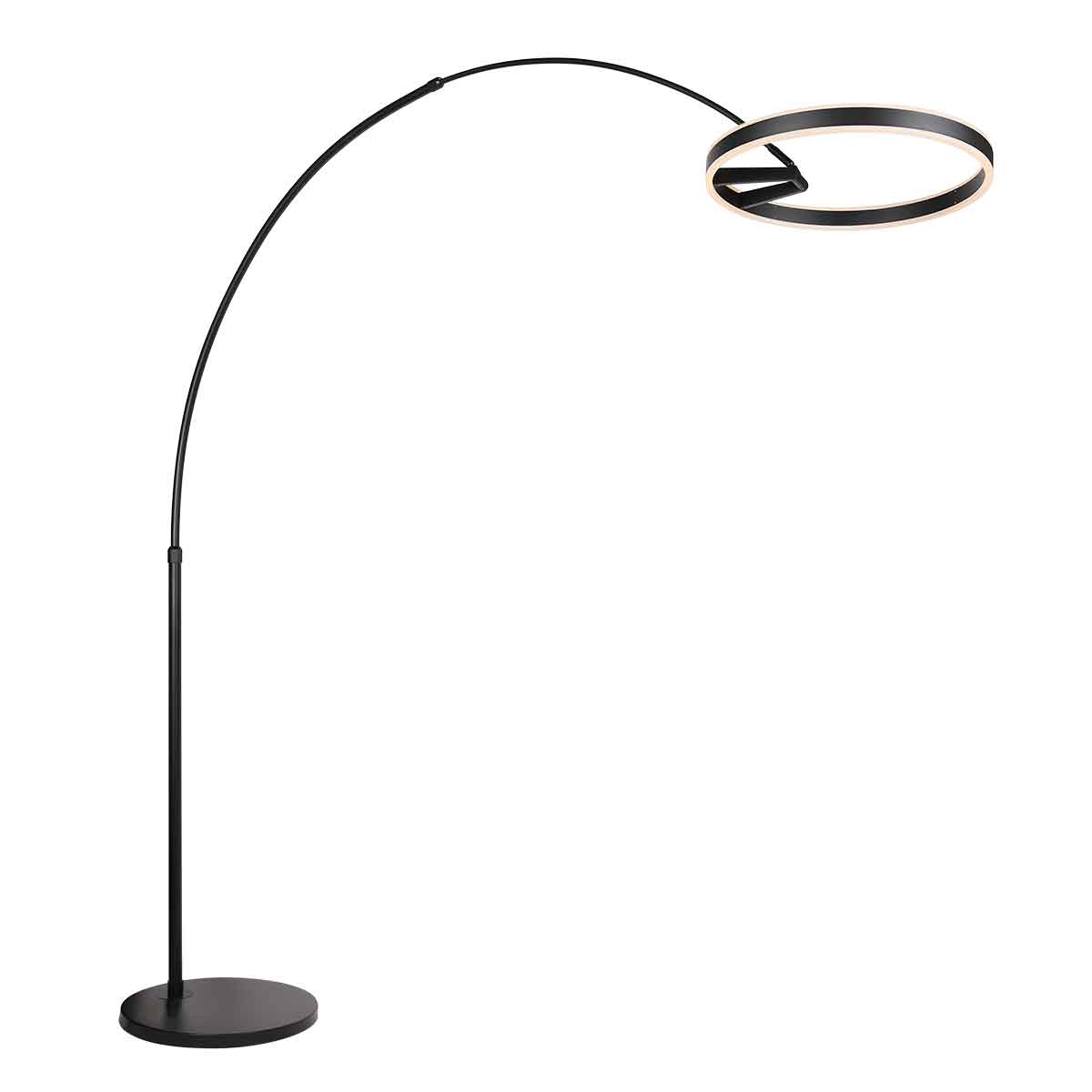 Steinhauer Ringlux Black Modern Metal Floor Lamp – image 10