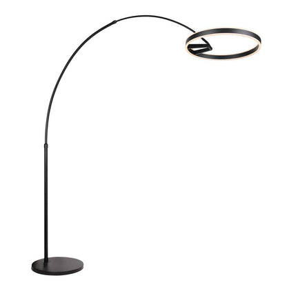 Steinhauer Ringlux Black Modern Metal Floor Lamp – image 10