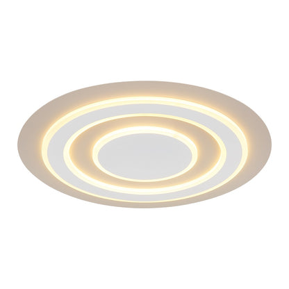 Pequena lâmpada de teto LED metálica branca