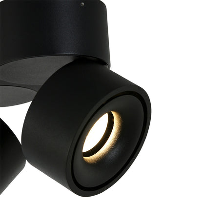 Mexlite Fez Black zwarte 2-lichts LED-opbouwspot – afbeelding 10