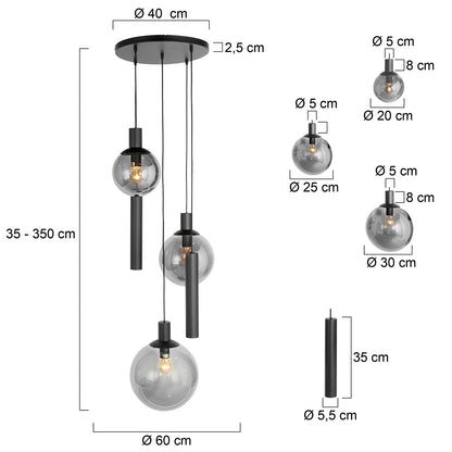 hanglamp-5-lichts-verticaal-glasbollen-kokers-zwart-steinhauer-bollique-led-variant-image7