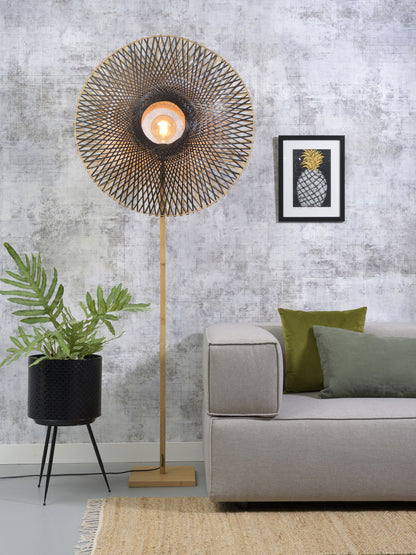 vloerlamp-bohemian-bamboe-naturel-zwart-good-mojo-kalimantan-variant-image1