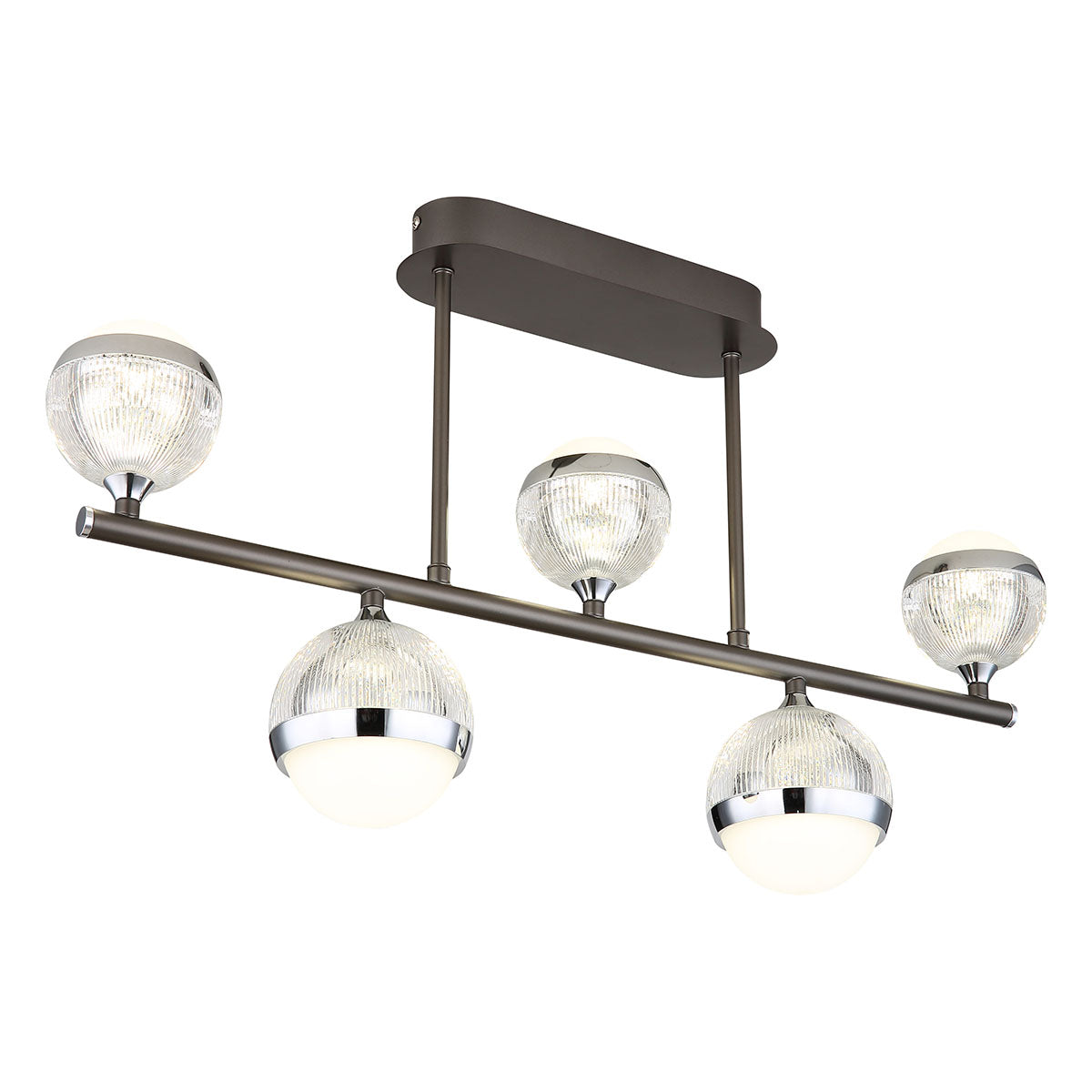 horizontale-plafondlamp-antraciet-chroom-5-acrylglasbol-globo-untsy-main-image