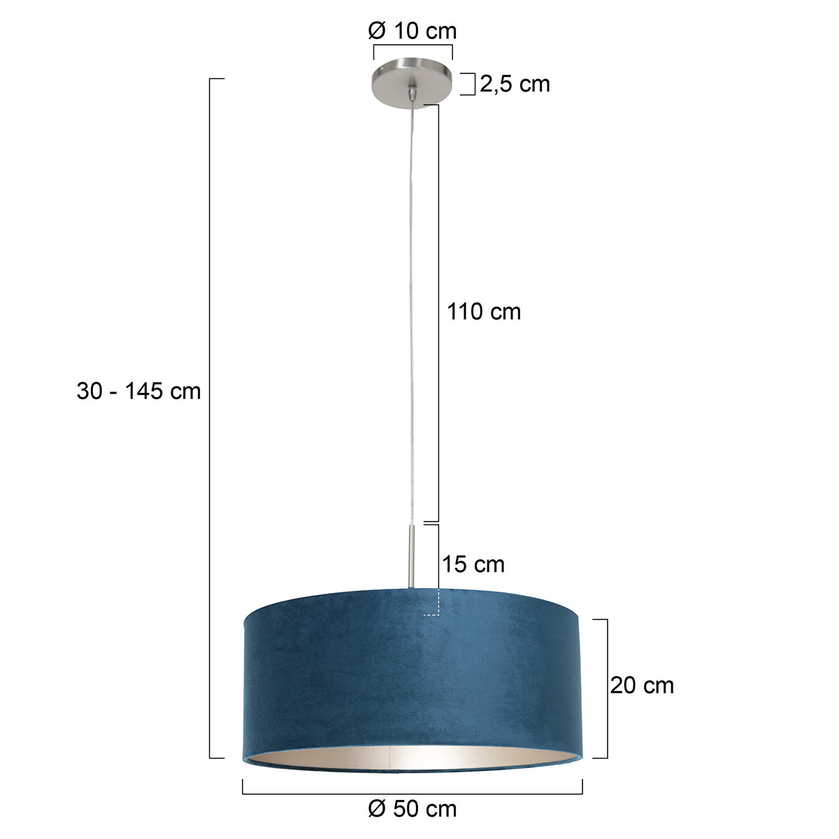 moderne-hanglamp-met-blauwe-kap-steinhauer-sparkled-light-variant-image7