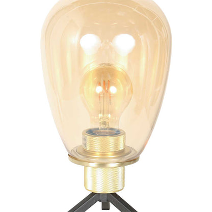 Steinhauer Reflexion Amber Glass Table Lamp – image 6