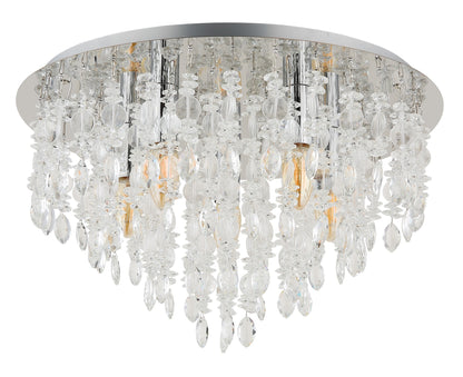 Lustre metálico cromado de 5 lâmpadas – imagem 1