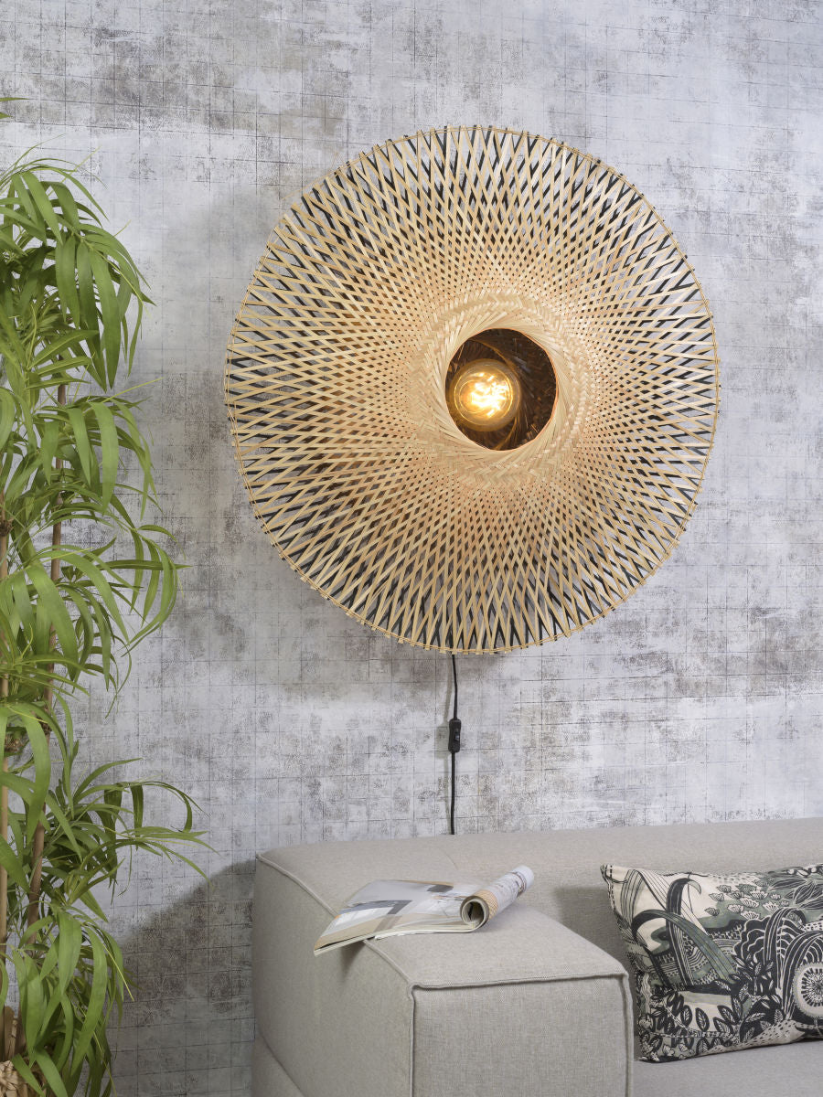 ronde-boheemse-wandlamp-naturel-zwart-good-mojo-kalimantan-variant-image1