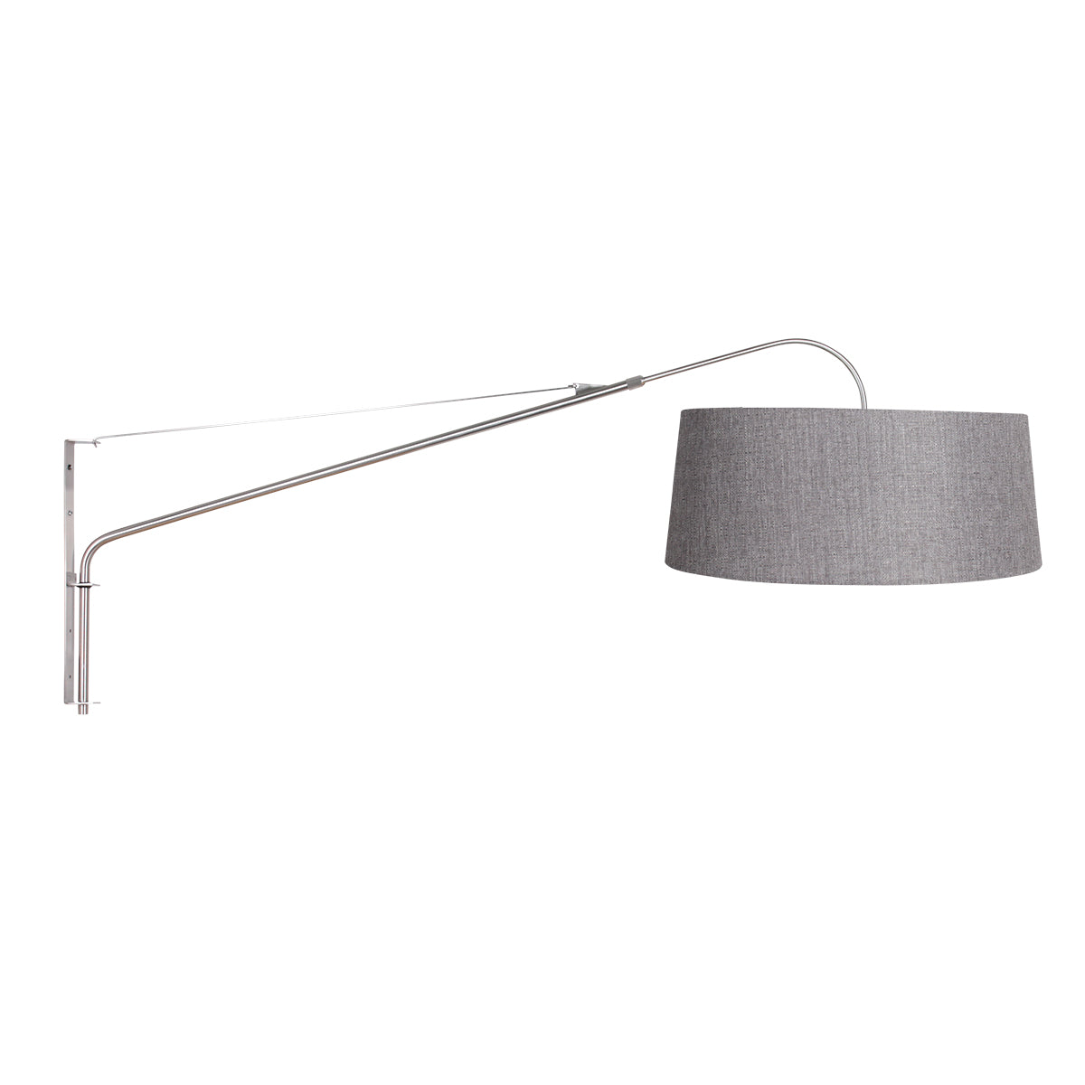 staalkleurige-wandlamp-met-grijze-linnen-kap-steinhauer-elegant-classy-main-image