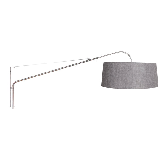 staalkleurige-wandlamp-met-grijze-linnen-kap-steinhauer-elegant-classy-main-image