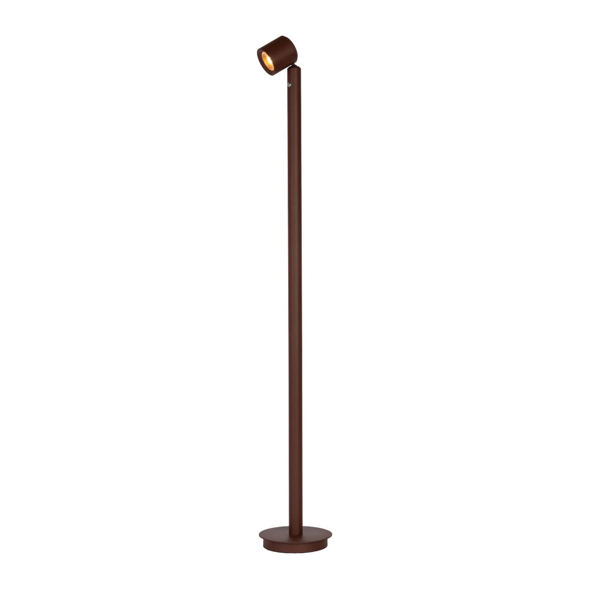 Bordeauxrode aluminium vloerlamp met spotkop It's About RoMi Milan