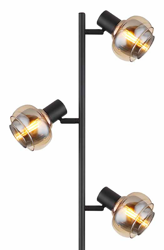 3-kap-zwarte-vloerlamp-amber-rookglas-globo-tokki-variant-image1
