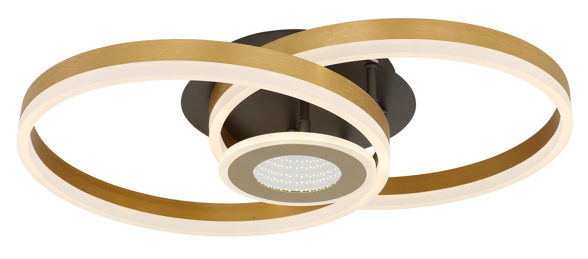 Luz de teto LED de alumínio preto de tamanho médio – imagem 8